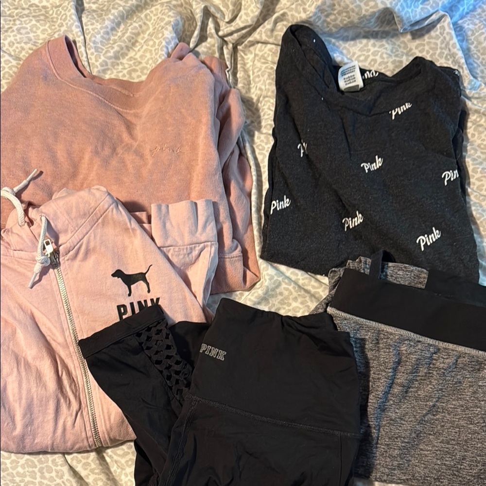 PINK Victoria's Secret Black Leggings
